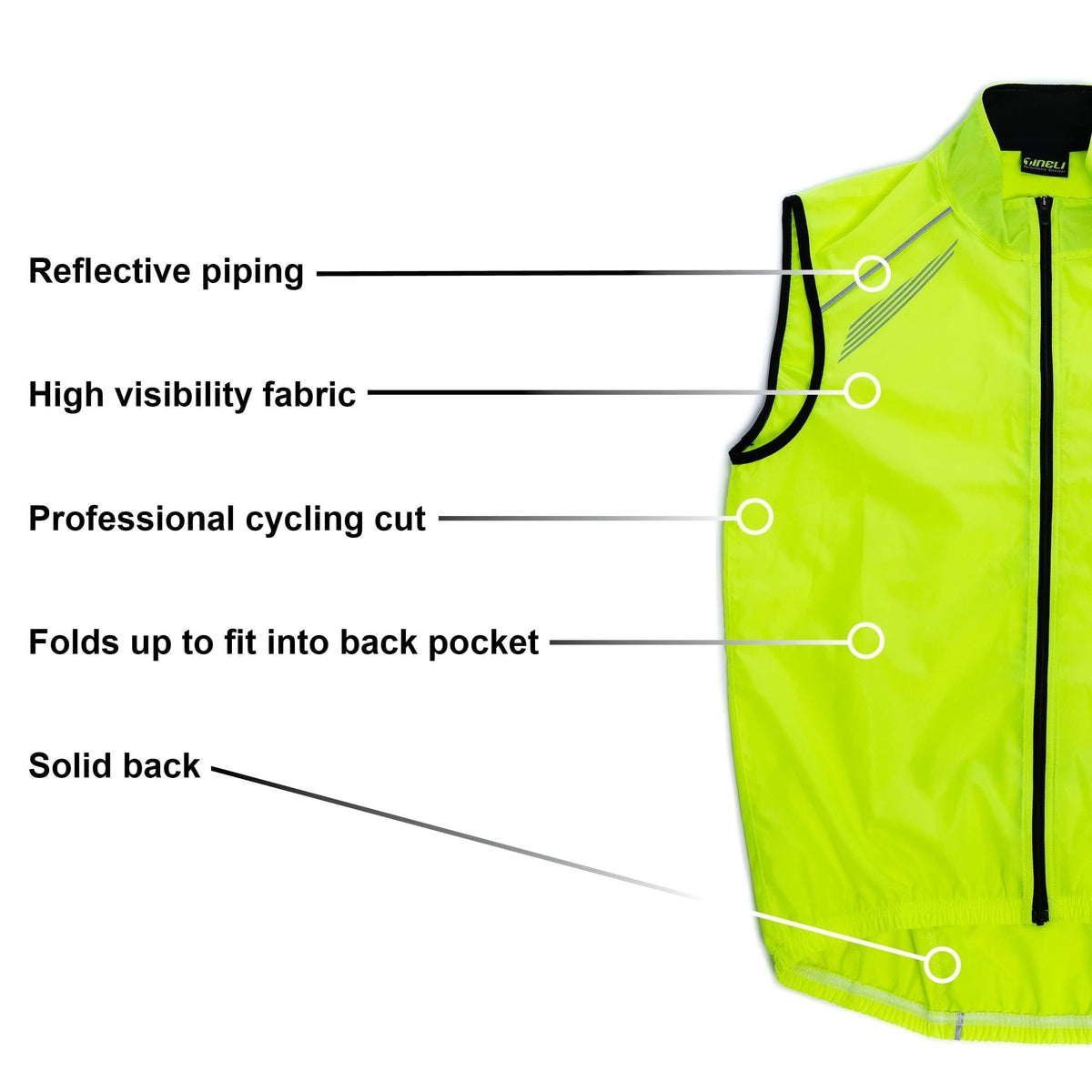 Tineli Fluro Cycling Jacket