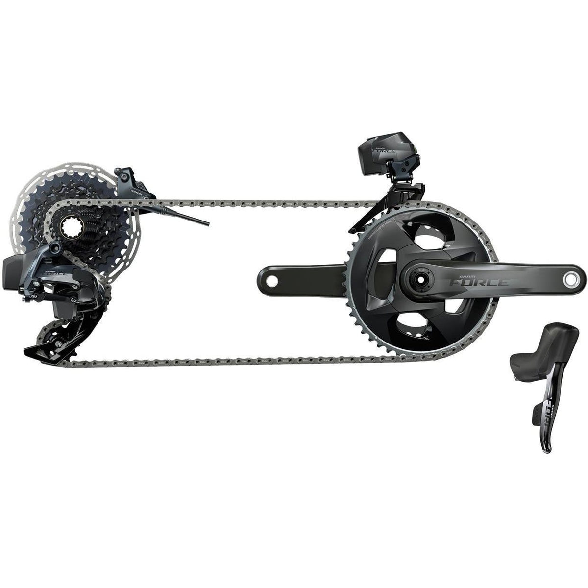 Sram force etap axs deals 2x d1 electronic road groupset